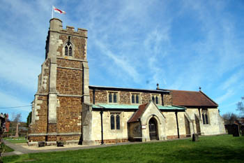 Stanbridge church from the south March 2008